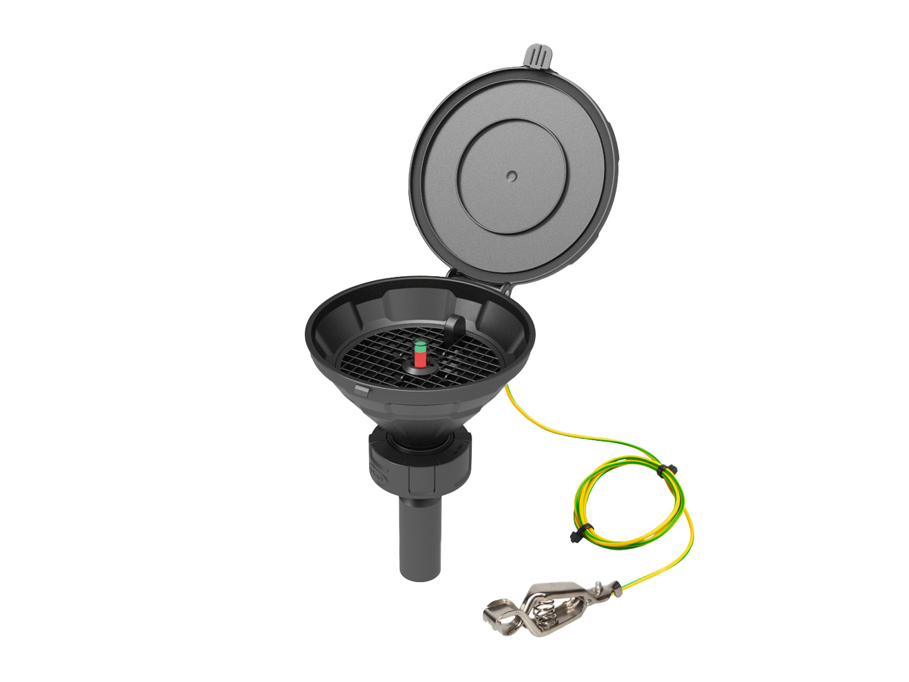 SCAT Lab Safety S60/61 MARCO Safety Funnel with Hinged Lid and Level Indicator