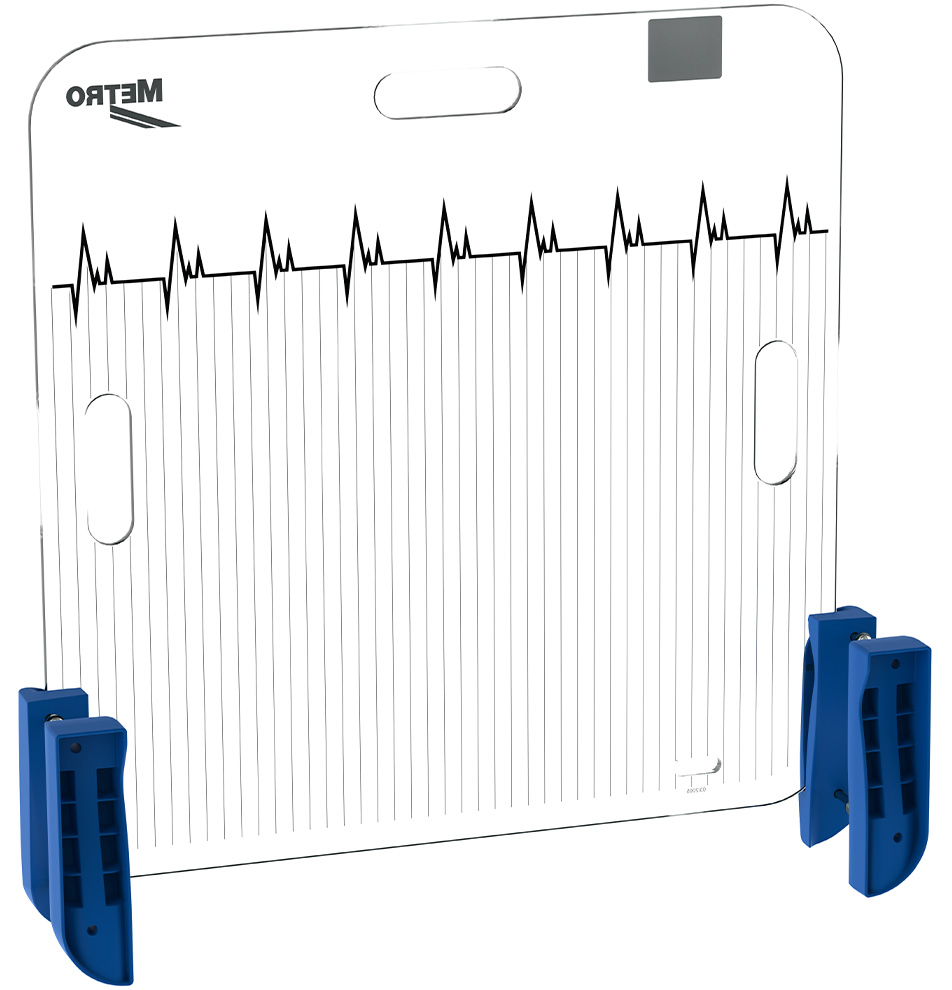 Metro FL309-OB Flexline Backboard with Rear Assembly Kit