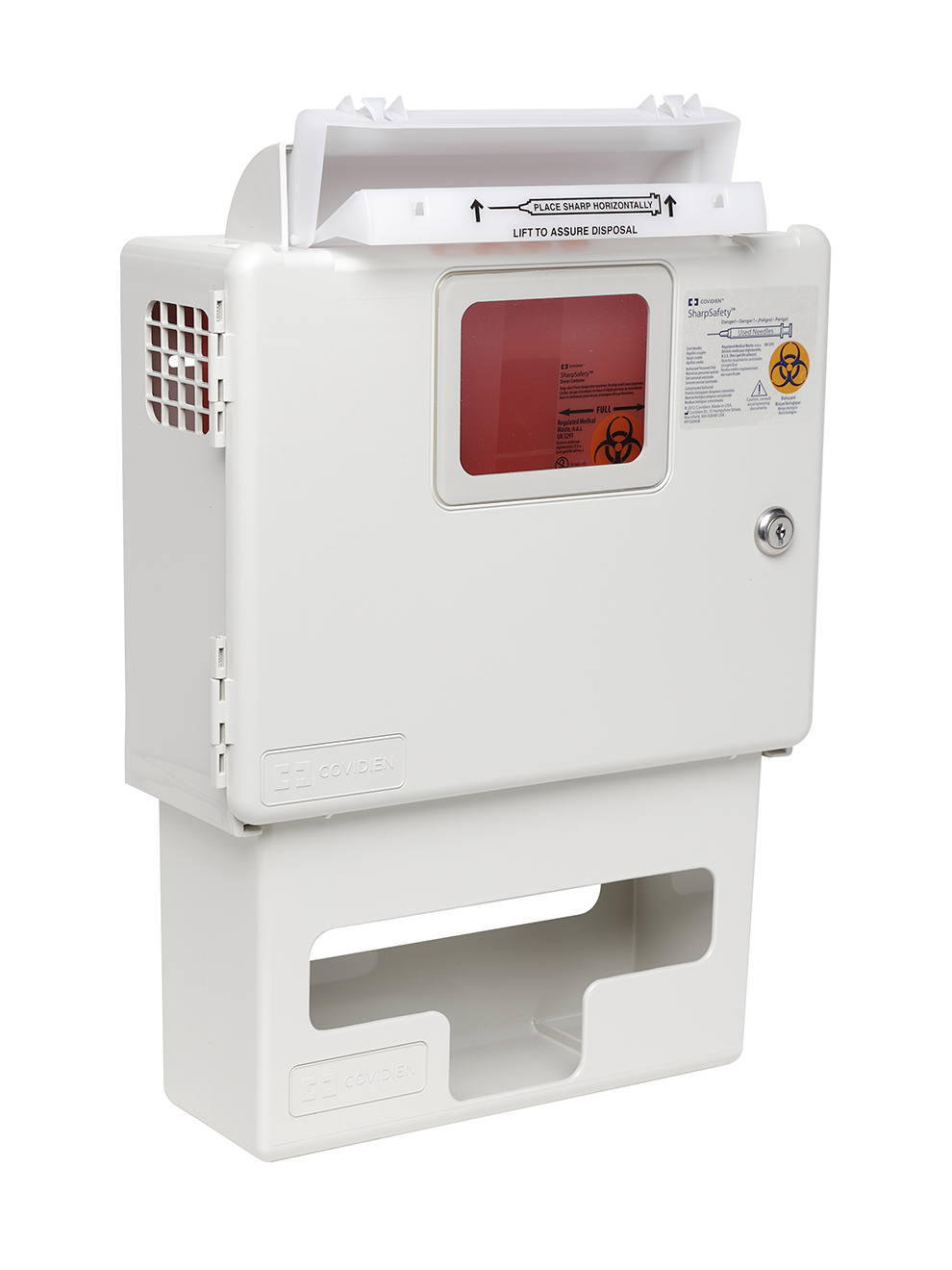 Metro Flexline / Lifeline FL251 Lockable Sharps Container with Glove Box