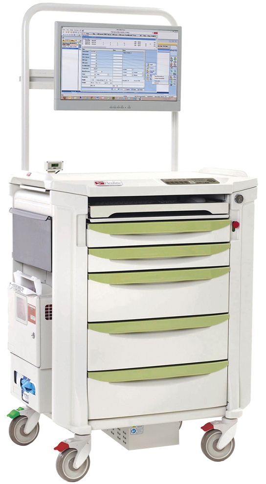 Metro FLXTMENT-KLIFE Flexline Computerized Treatment Cart