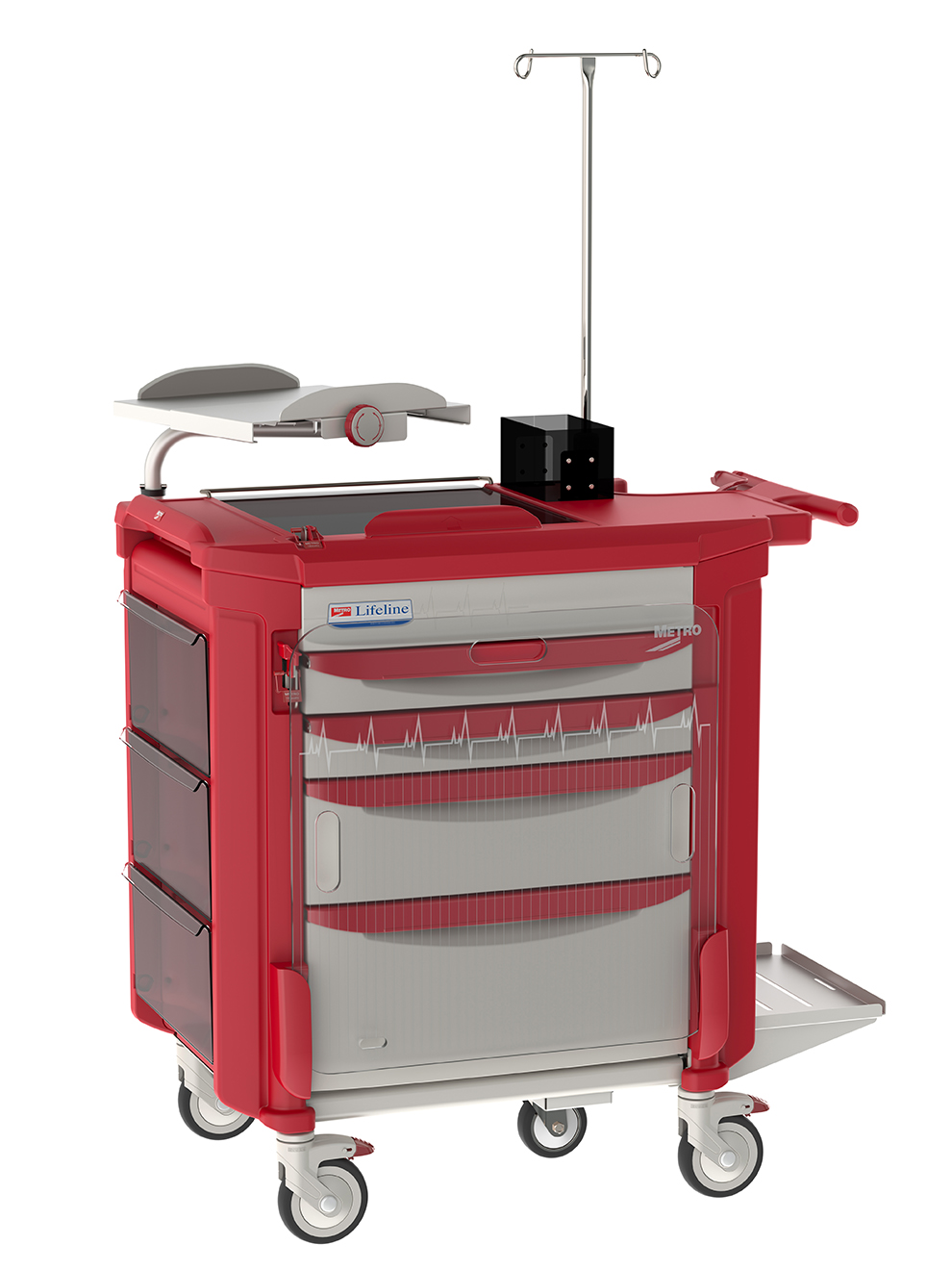 Metro LECCRP3 Lifeline Crash Cart