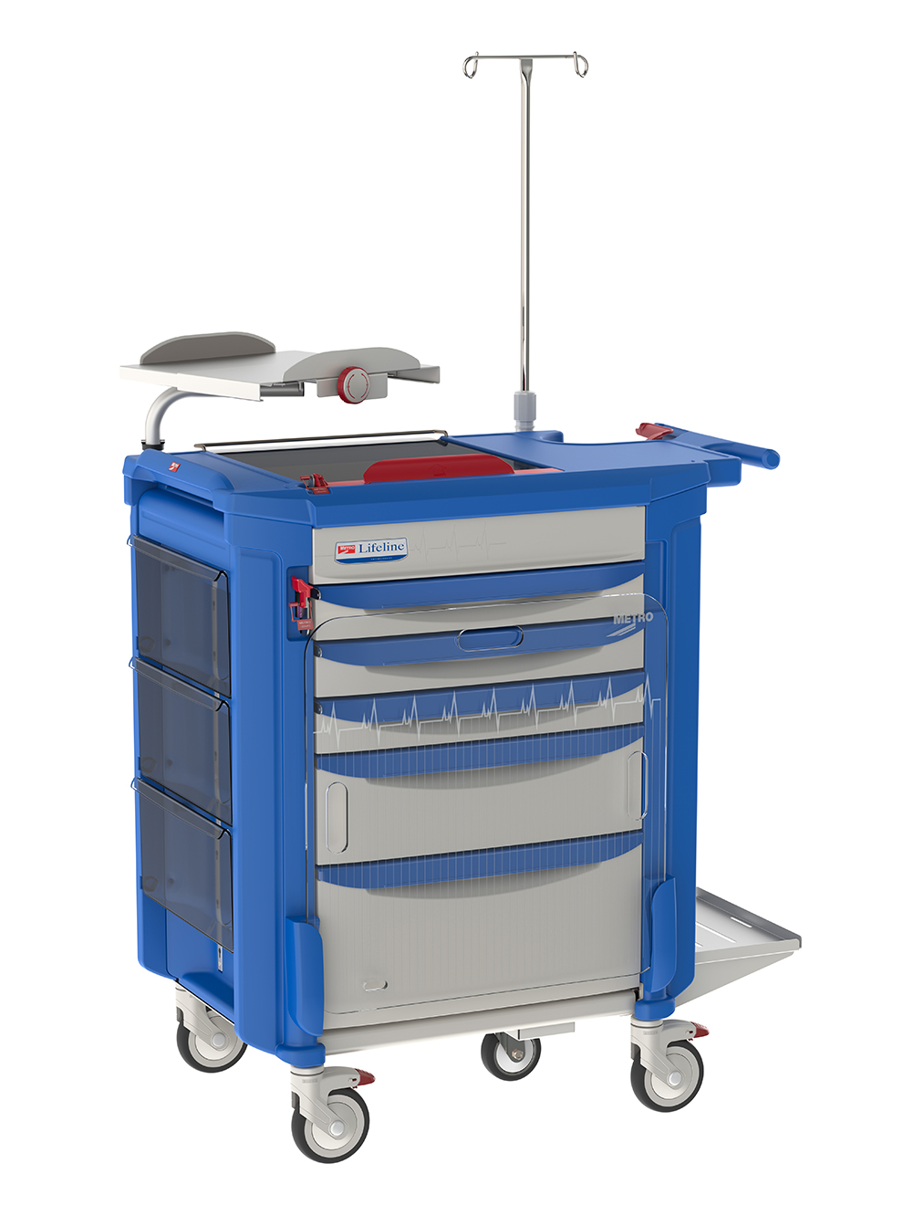 Metro LECCRP5 Lifeline Crash Cart