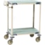 Metro MetroMax i Industrial Plastic Shelving Utility Cart (2 shelves)
