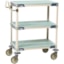 Metro MetroMax i Industrial Plastic Shelving Utility Cart (3 shelves)