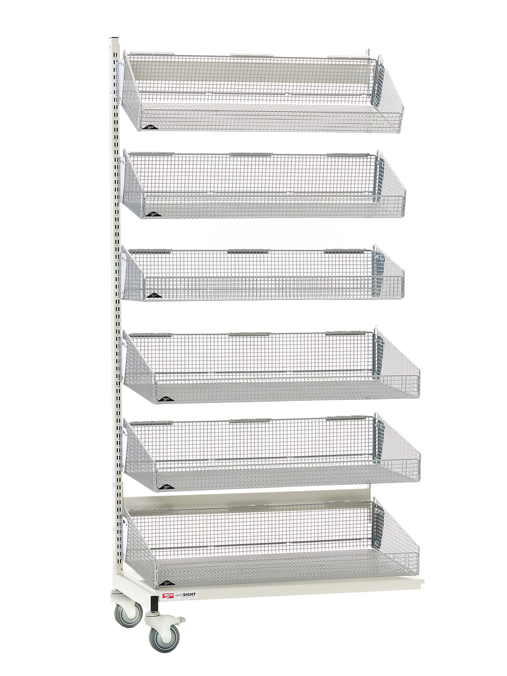 Metro qwikSIGHT Mobile / Stationary Singled-Sided Basket Add-On Unit