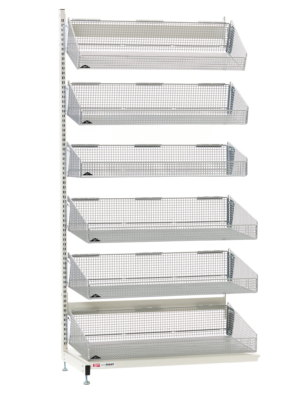 Metro qwikSIGHT Mobile / Stationary Singled-Sided Basket Add-On Unit