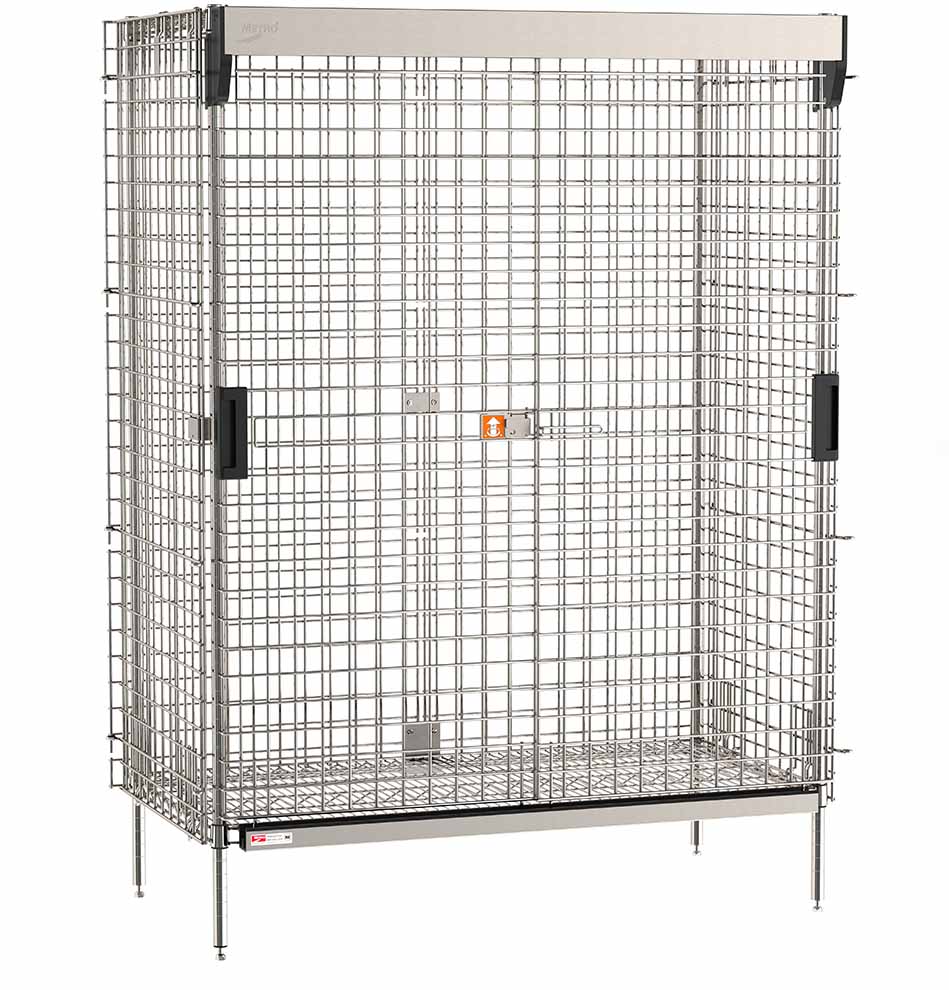 Metro Security Shelving Unit with SlideSecure Sliding Door