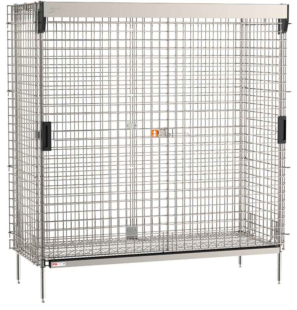 Metro Security Shelving Unit with SlideSecure Sliding Door