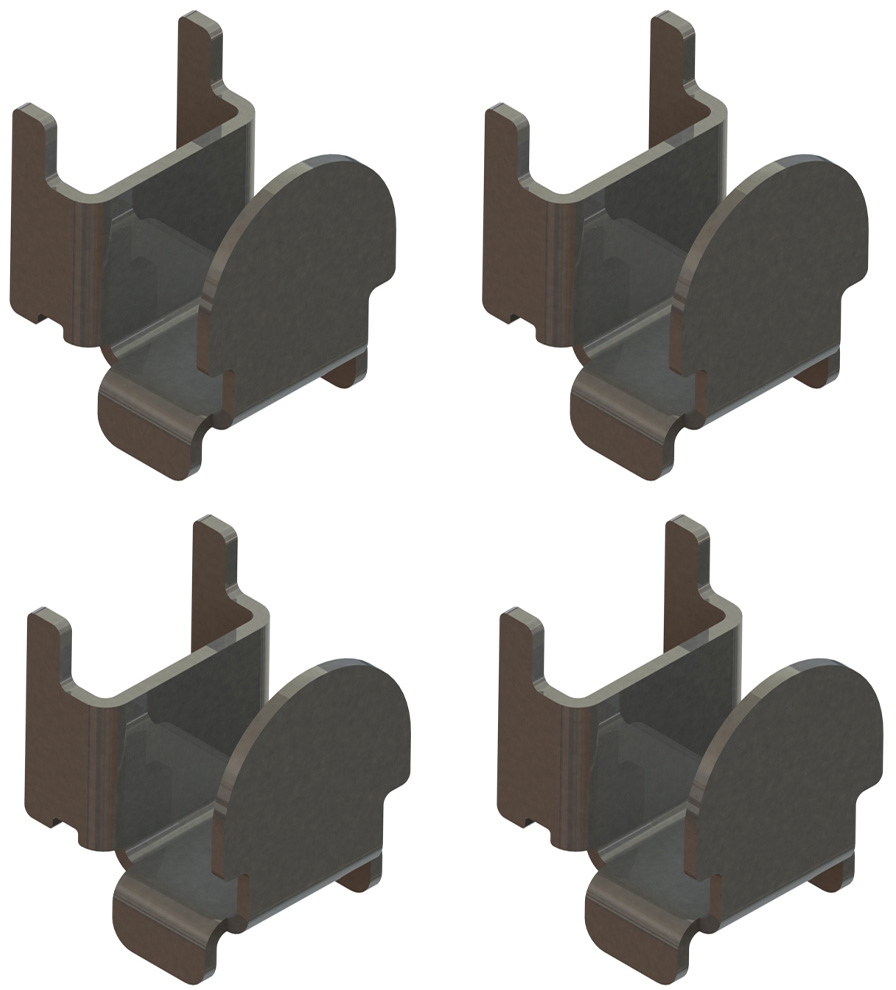 Metro SMS SmartLever Shelf Mount Hooks