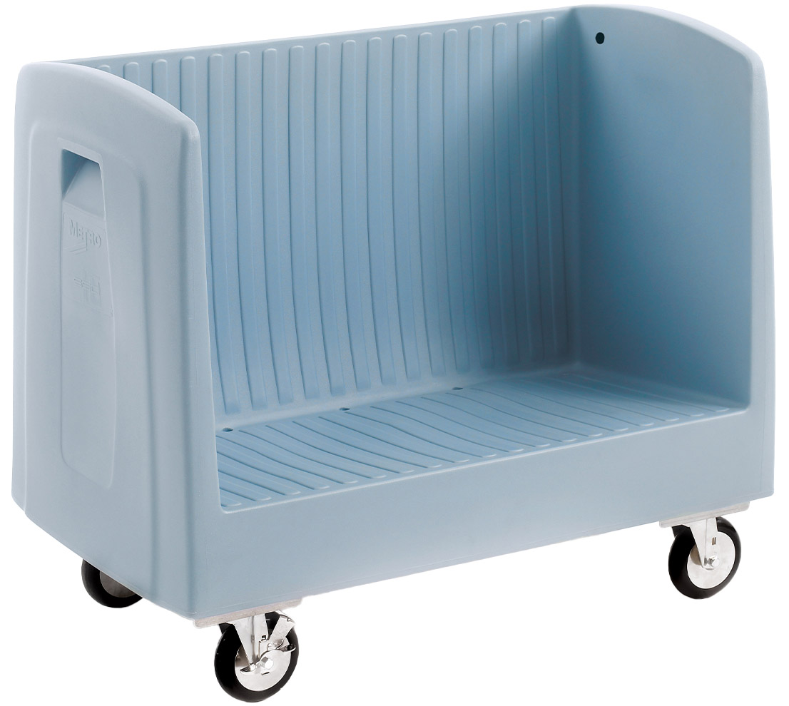 Metro SSD16 Single-Sided Side-Load Polymer Dish and Tray Cart