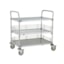  Metro Super Erecta CASE-OL36H Low Profile Open Case Cart with handles - shown with optional ledges