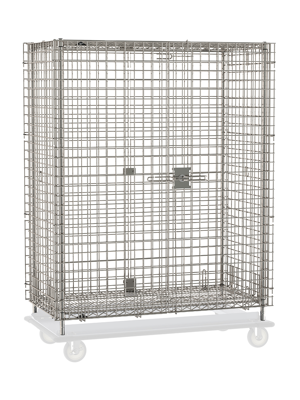 Metro Super Erecta Stationary / Mobile Security Shelving Unit