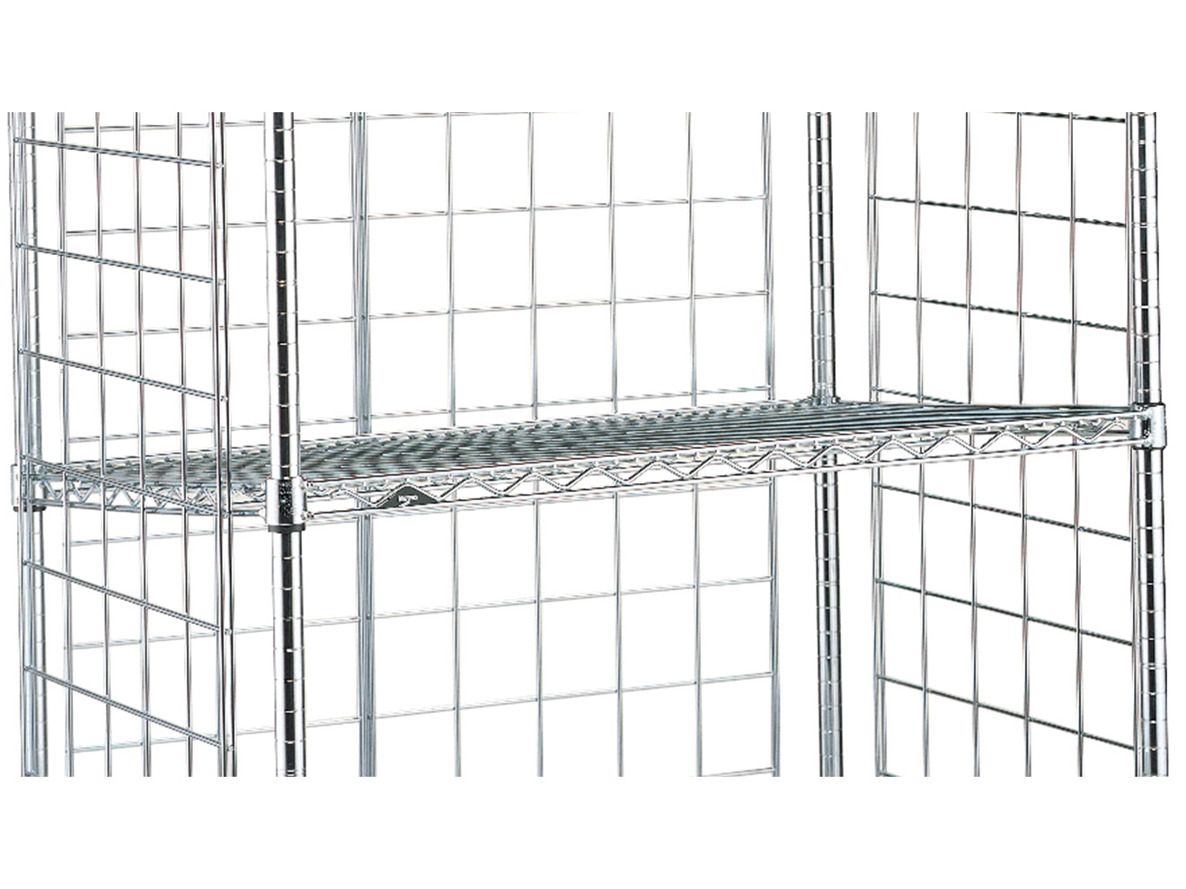 Metro Super Erecta Industrial Wire Slanted Transport Shelf