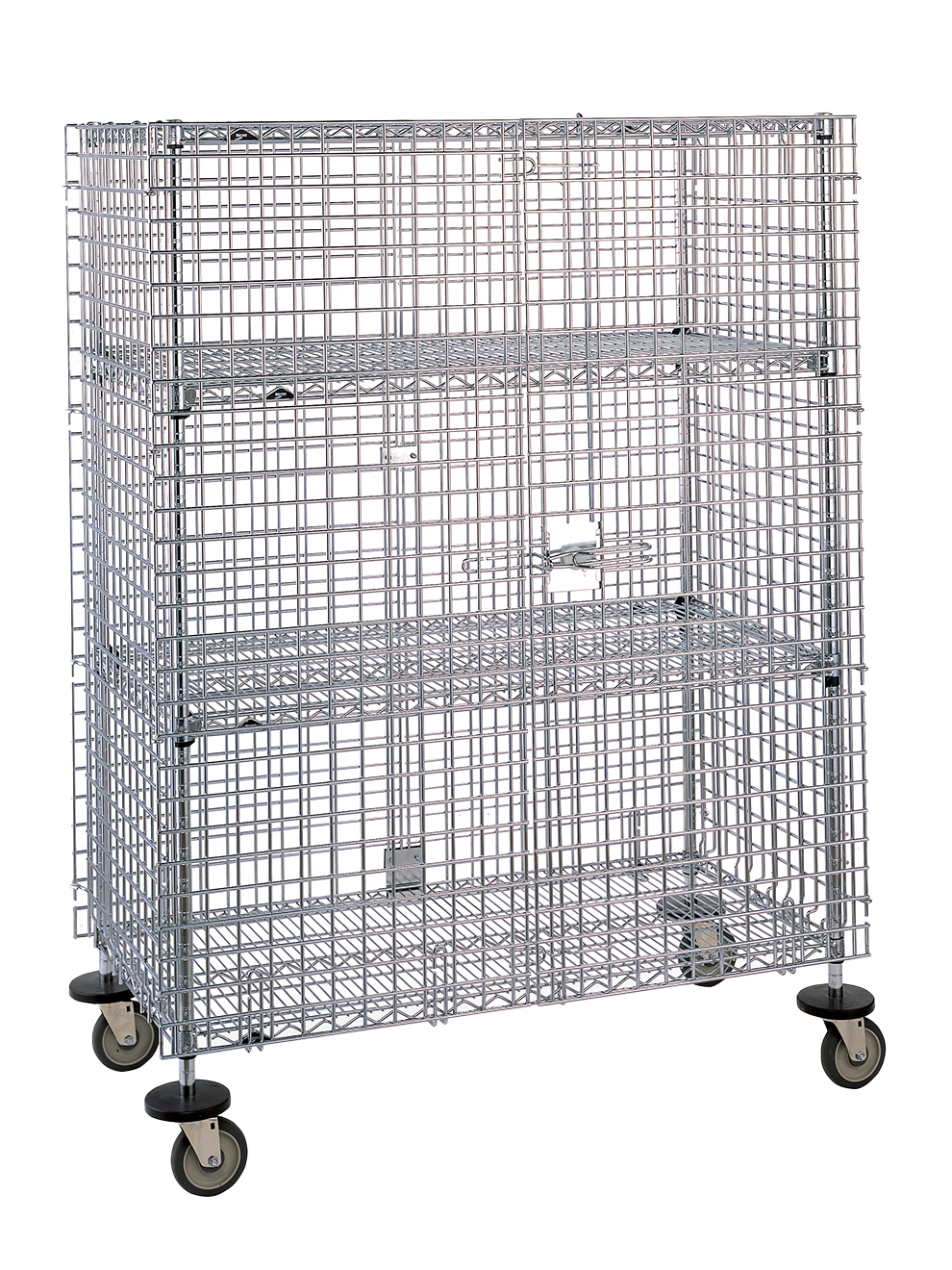 Metro Super Erecta Stationary / Mobile Security Shelving Unit