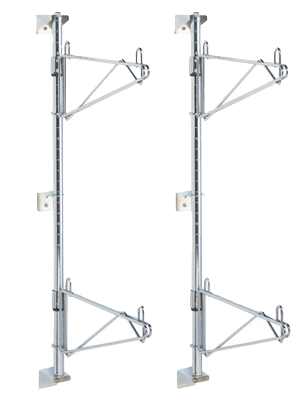 Metro Super Erecta Post-Type Wall Mount End Unit Kit