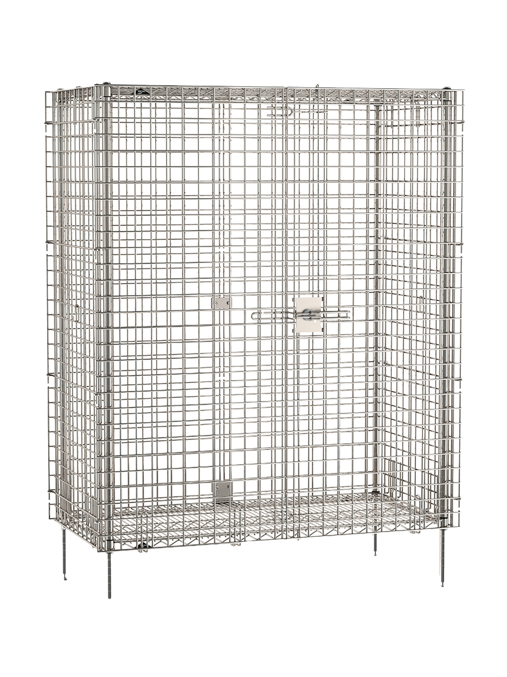 Metro Super Erecta Stationary / Mobile Security Shelving Unit