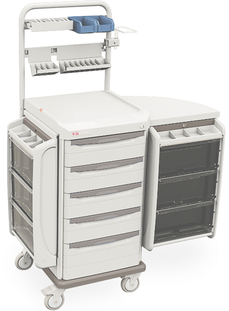 Metro SXRSANES Starsys Anesthesia Cart with Key Lock