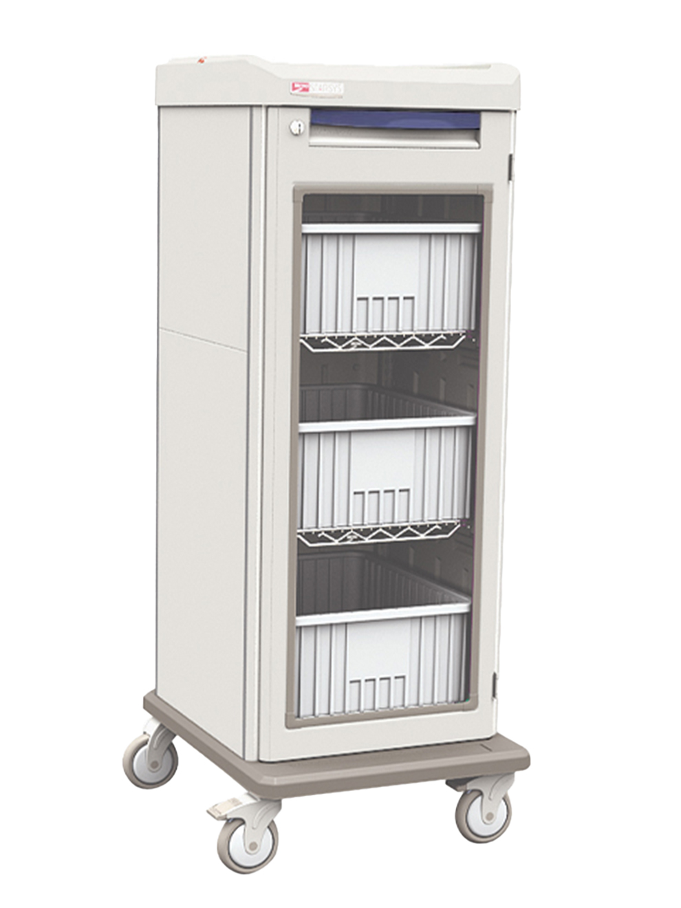 Metro SXRSIVSTOR Starsys Single-Wide Secure IV Cart