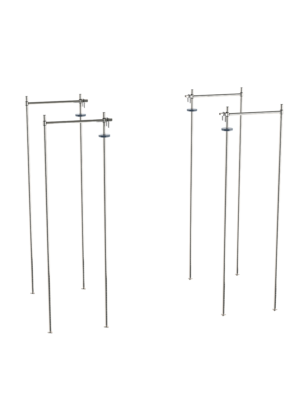 Metro Super Erecta Top-Track Stationary End Unit Kit