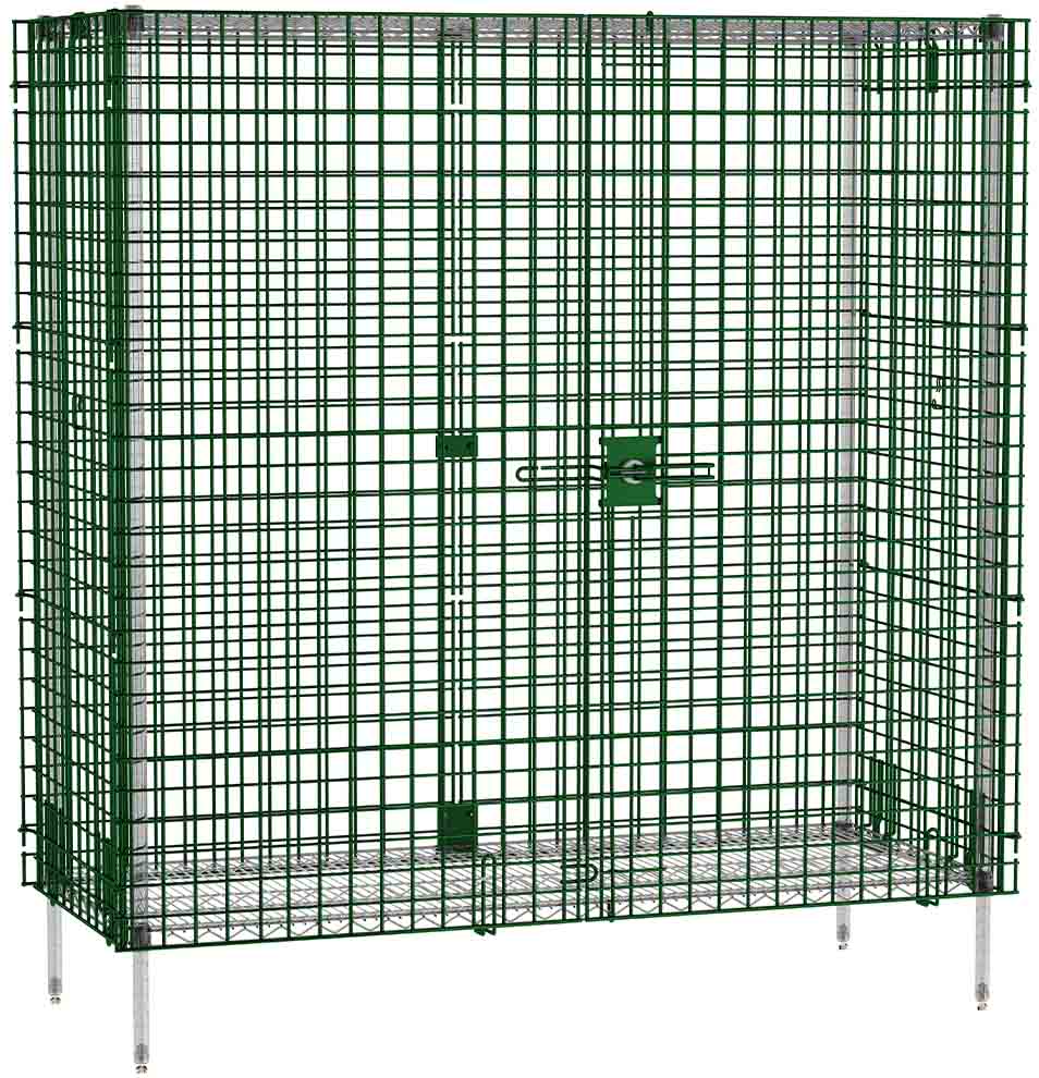 Olympic Green Epoxy Coated Security Cage Enclosure Kit