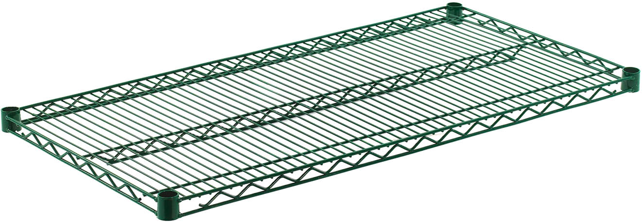 Olympic Green Epoxy Coated Wire Shelf