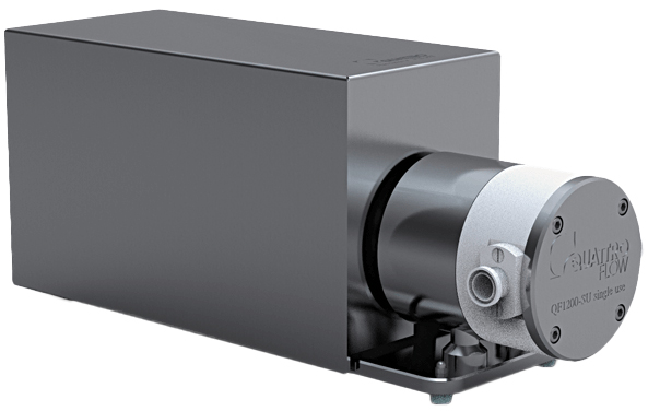 Quattroflow QF1200 Series 4-Piston Diaphragm Pump with Single-Use Chambers