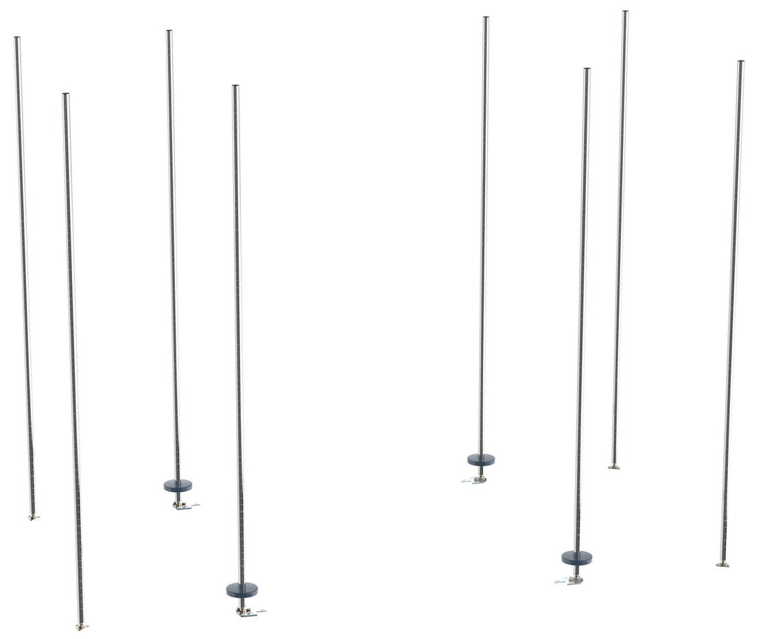 Metro qwikTRAK Super Erecta Stationary End Unit Kit