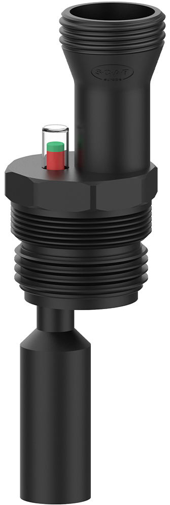 SCAT Lab Safety Funnel to Barrel Adapter with Level Control