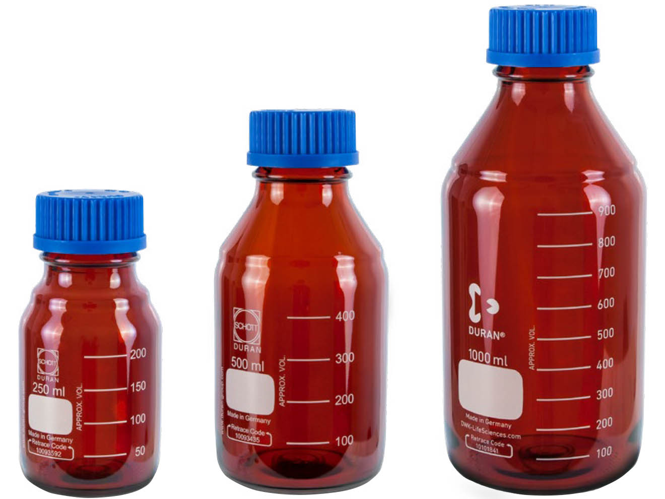 SCAT Lab Safety Duran Round Laboratory Bottle