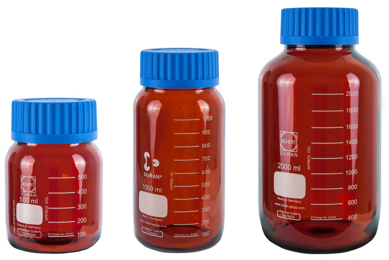 SCAT Lab Safety Duran Wide Neck Laboratory Bottle