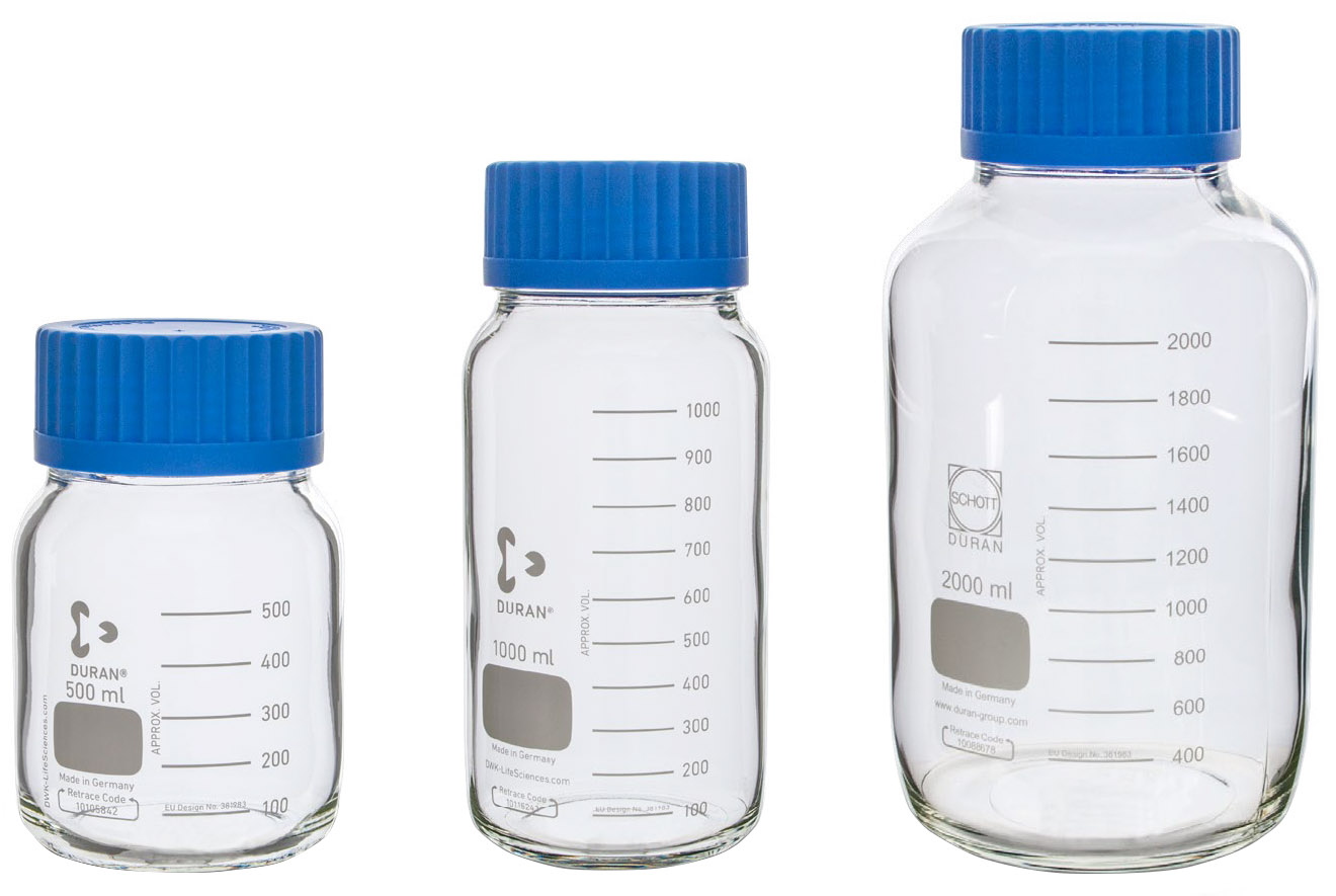 SCAT Lab Safety Duran Wide Neck Laboratory Bottle