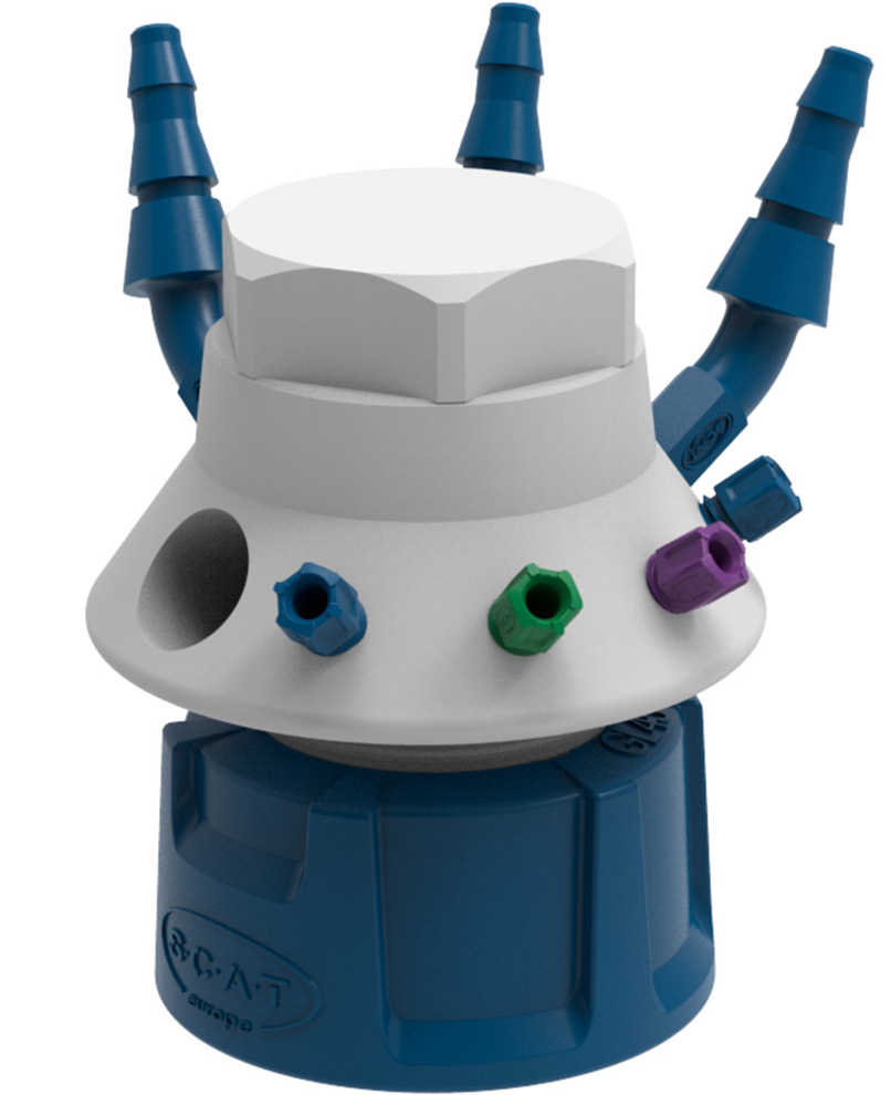 SCAT Lab Safety GL45 LISA Safety Waste Cap