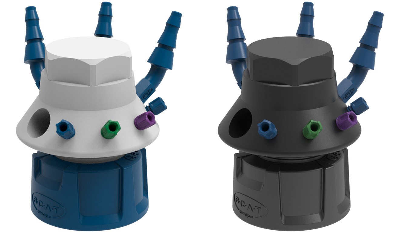 SCAT Lab Safety GL45 LISA Safety Waste Cap