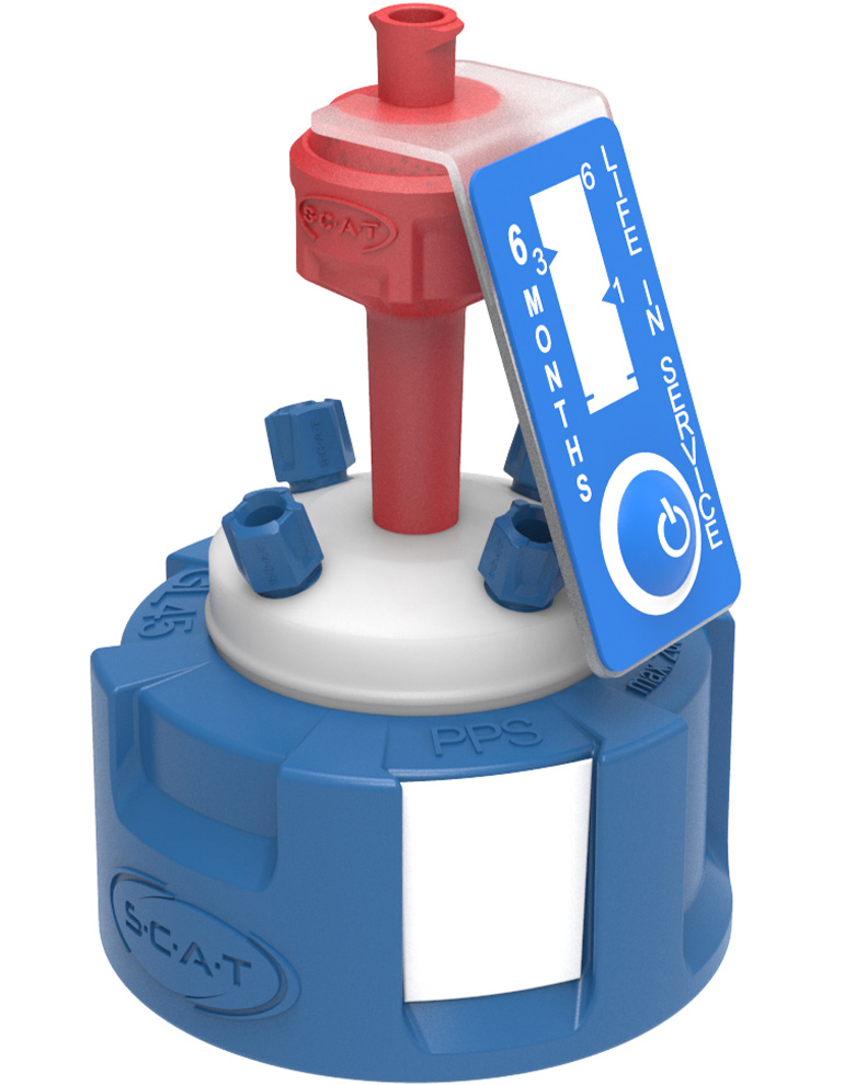 SCAT Lab Safety GL45 HPLC Safety Cap V2.0