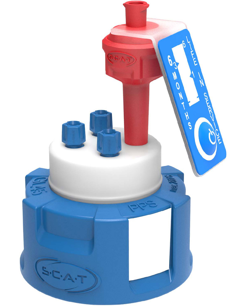SCAT Lab Safety GL45 HPLC Safety Cap V2.0