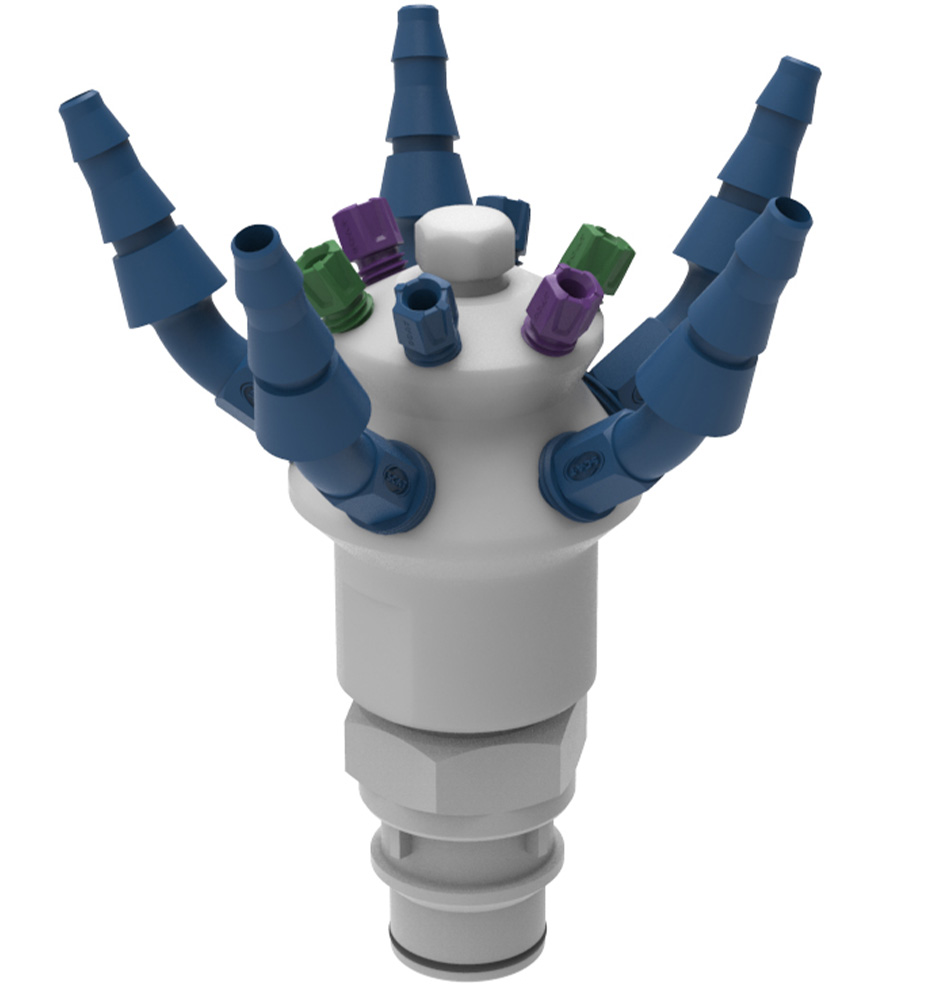 SCAT Lab Safety Justrite HPLC Manifold
