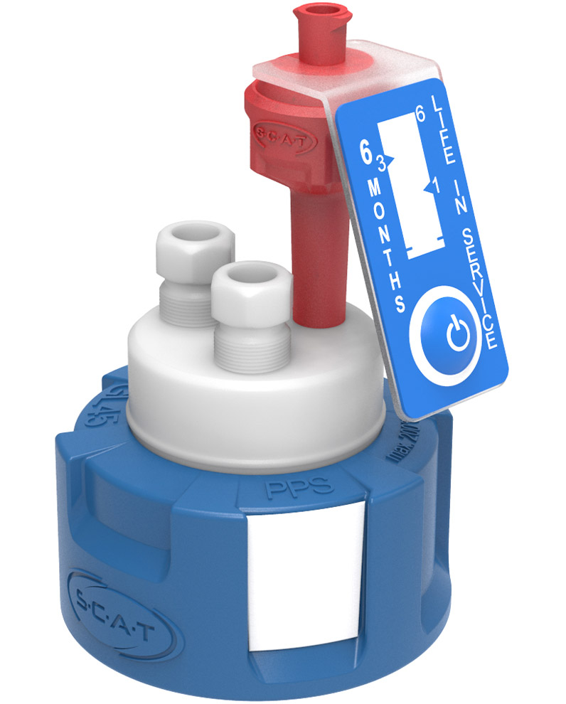 SCAT Lab Safety GL45 Preparative HPLC Safety Cap V2.0