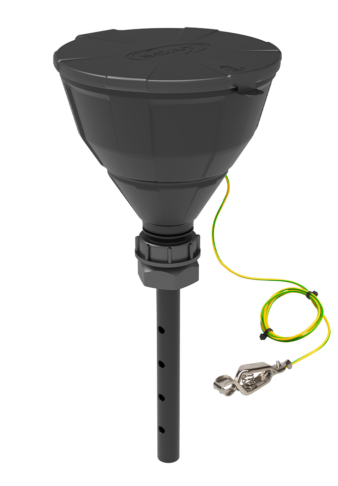 SCAT Lab Safety S50 ARNOLD Safety Funnel with Ball Valve