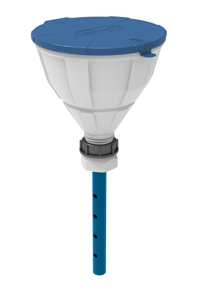 SCAT Lab Safety S50 ARNOLD Safety Funnel with Ball Valve