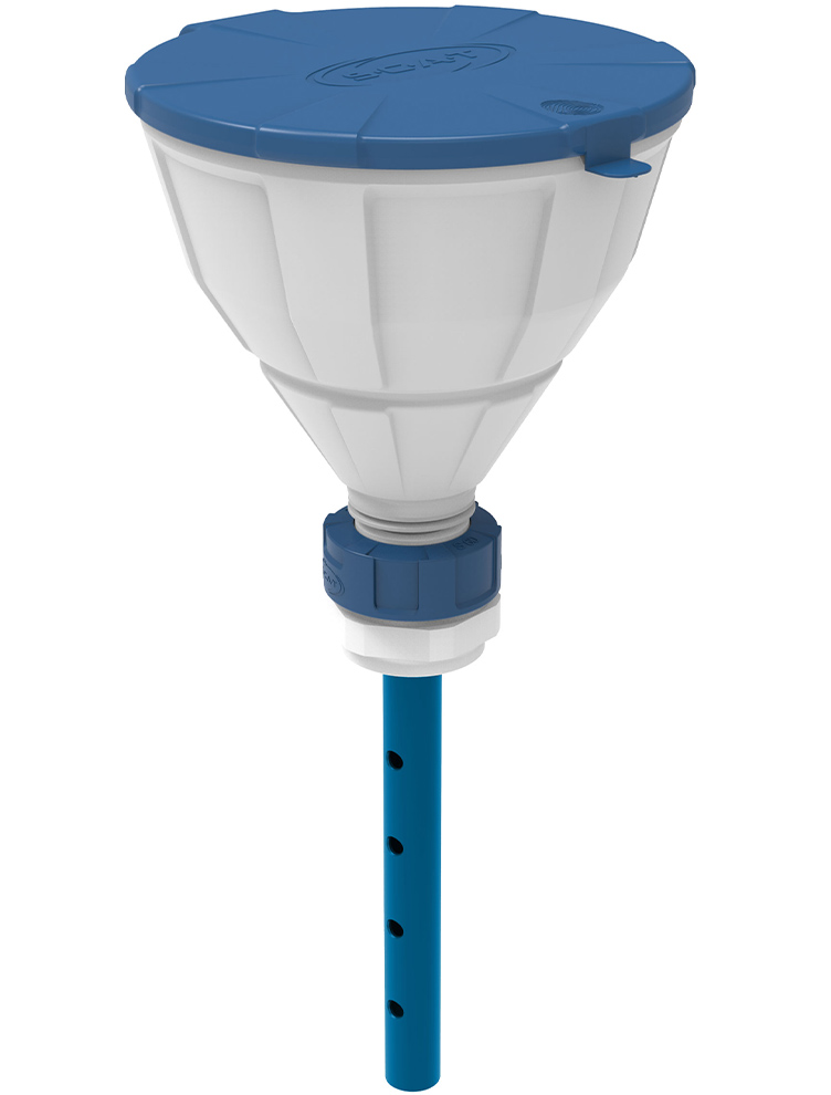 SCAT Lab Safety S51 ARNOLD Safety Funnel with Ball Valve