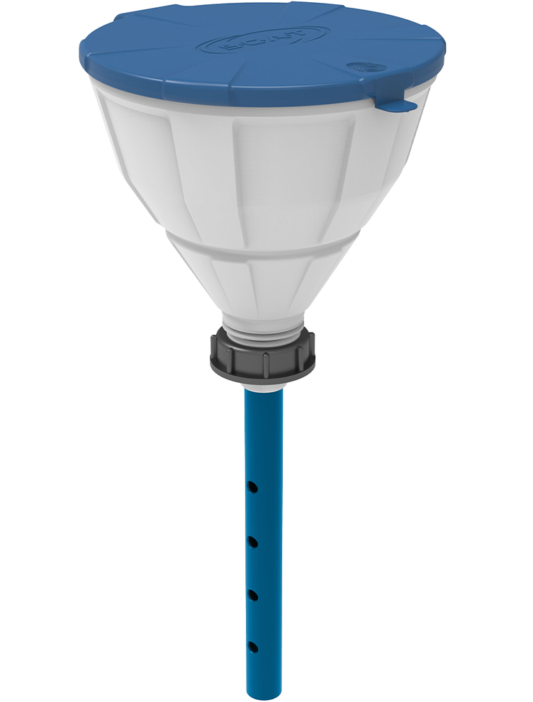 SCAT Lab Safety S55 ARNOLD Safety Funnel with Ball Valve