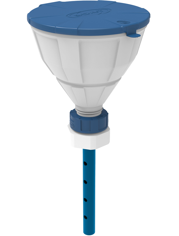SCAT Lab Safety S65 ARNOLD Safety Funnel with Ball Valve
