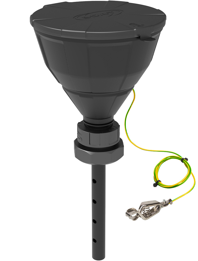 SCAT Lab Safety S70/71 ARNOLD Safety Funnel with Ball Valve