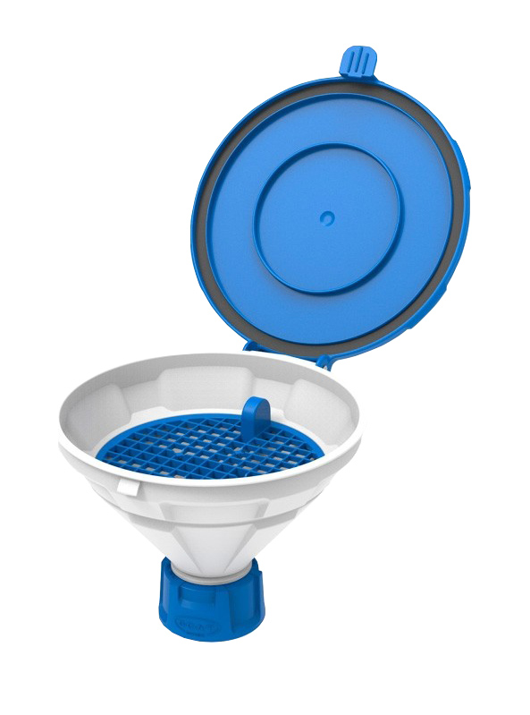 SCAT Lab Safety GL45 MARCO Safety Funnel with Hinged Lid