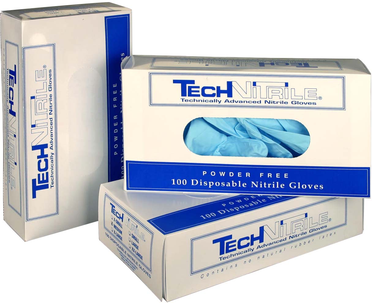 TechNiGlove TN100PFB Series Nitrile Gloves